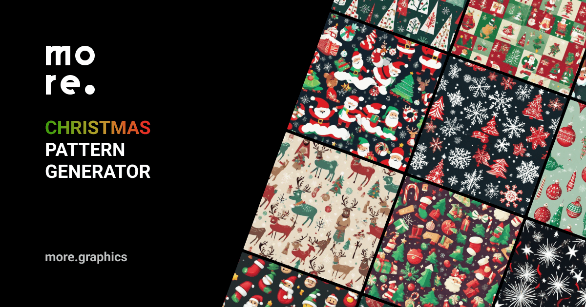 Christmas pattern generator more graphics
